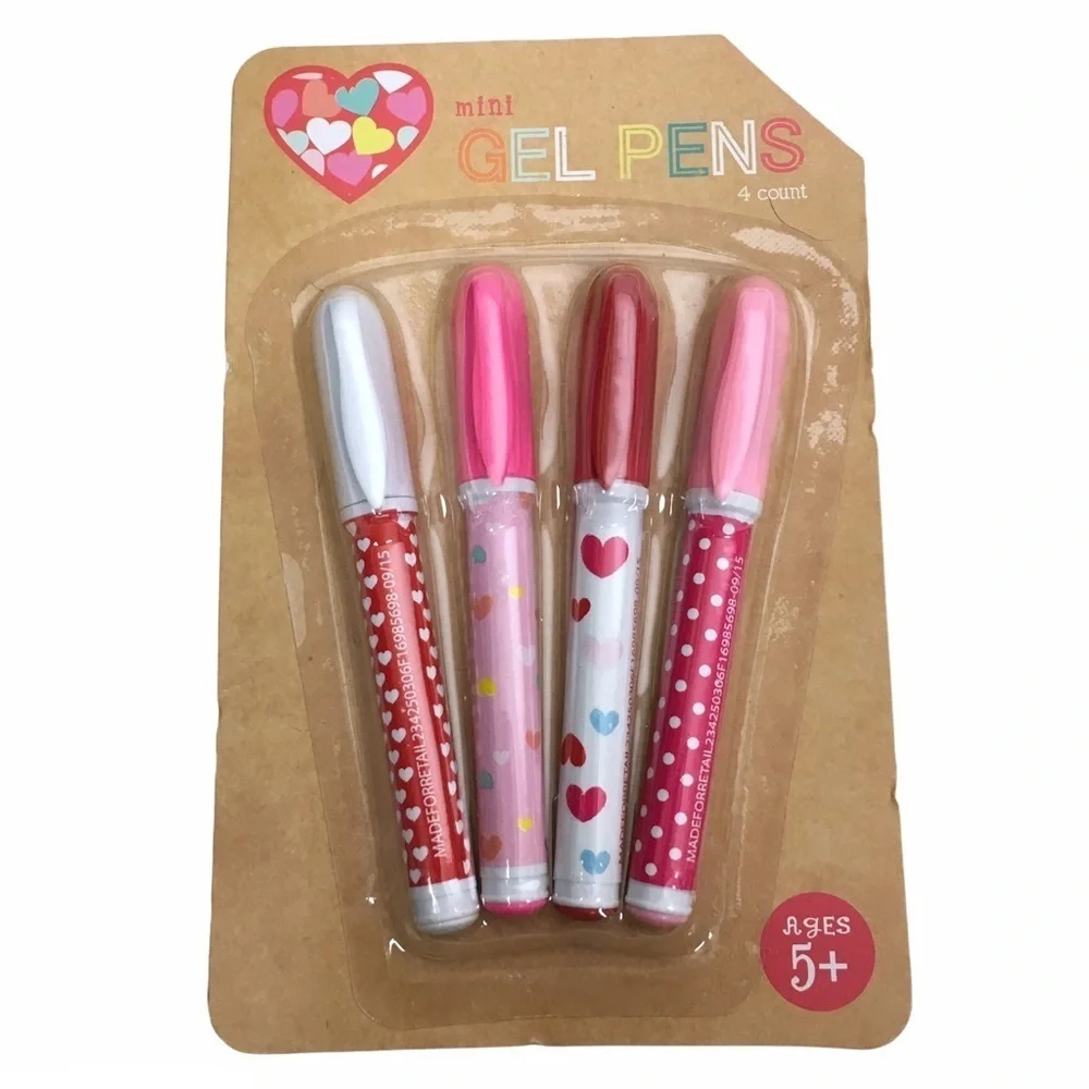 Valentine’s Planner Kit Stationery Set List Pad Sticky Notes Page Flags Gel Pens